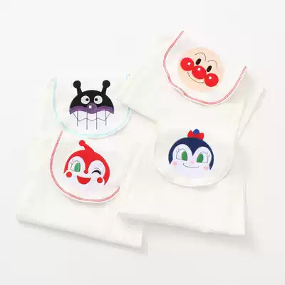 New bread big face Superman gauze sweating towel children pure cotton pad back towel infant baby sweat towel