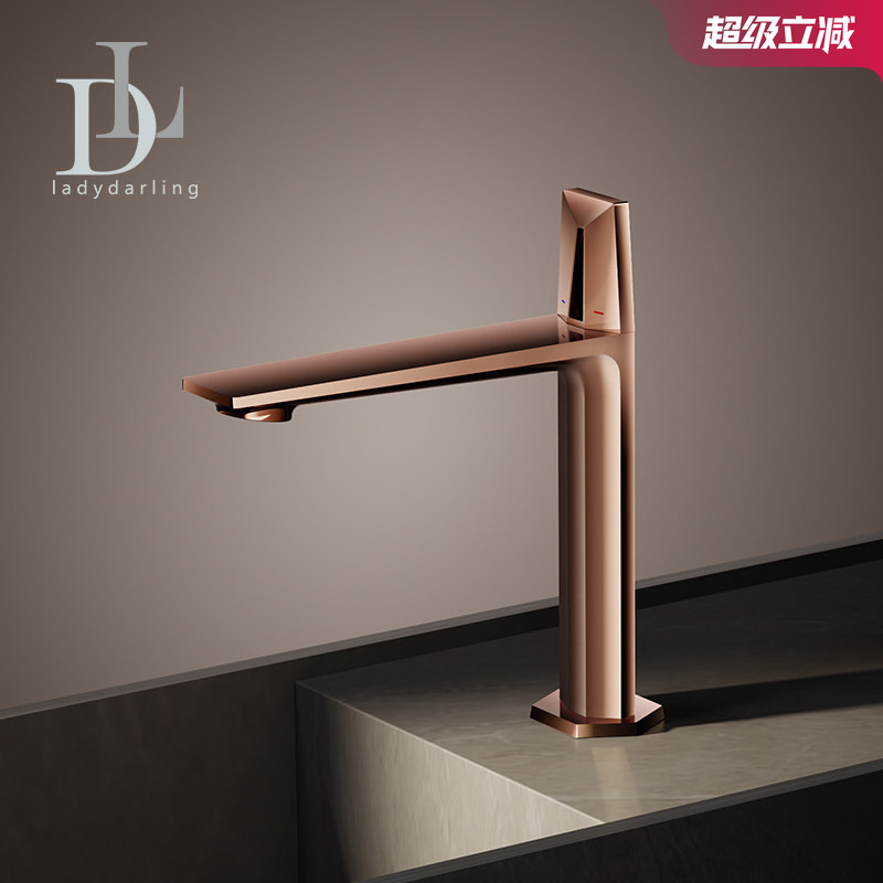 German Leiderdan All-Copper Hot and Cold Basin Faucet Bathroom Washbasin Dual-Function Mode Under-Counter Basin Faucet