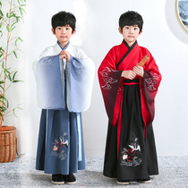 Children Handwear boy Summer less lord country school suit Tang dress rehearsal for boys ancient dress superfairy China Wind Gongson dress