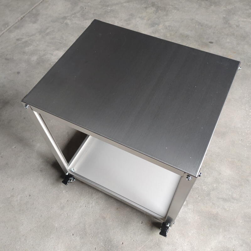 Inkjet Printer Placement Workbench Rack Base, Stainless Steel, Thickened, Double-Sided, Convertible, Board Thickness 1.0, with Wheels Inkjet Printer Placement Workbench Rack Base, Stainless Steel, Thickened, Double-Sided, Convertible, Board Thickness 1.0, with Wheels