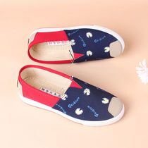 Return to power 2022 spring and summer new old Beijing cloth shoes female flat bottom non-slip soft bottom mother to work casual flat heel single shoes