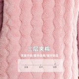 安之伴 Демисезонная стеганая утепленная коралловая бархатная мультяшная зимняя пижама