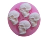 Halloween khoai môn silicone lỏng fondant khuôn nướng bánh trang trí gốm mềm làm đồ trang sức thủ công tự làm khuôn bánh khọt