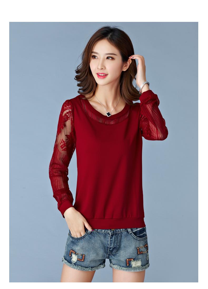 Áo mẹ mùa thu 2018 áo khoác lửng nữ quần áo nữ trung niên áo thun dài tay 30 - 40 tuổi áo body nv đầm cho người trung niên