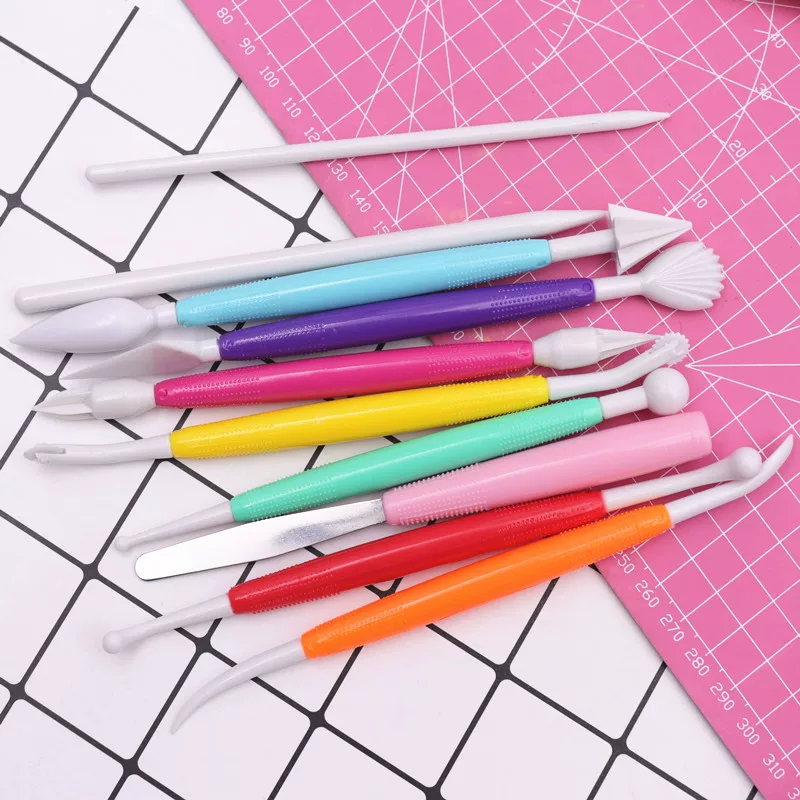 Ultra light base clay, accessories, tools set, 10 pieces, DIY, 10 pieces