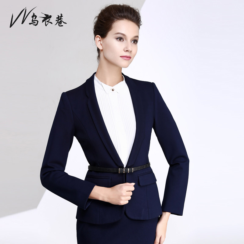 Ouchou Alley Autumn Winter Work Suit women's clothing suit OL Business suit suit Suit Pants Lady Fashion Work Suit
