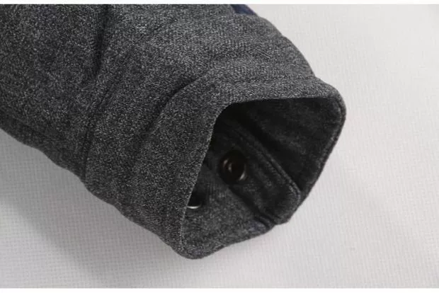 Mùa thu và mùa đông nam quần áo cotton ngắn nam màu nhựa có thể tháo rời nắp áo bông cotton quần áo nam áo choàng nam