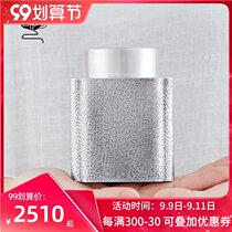 Handmade foot silver 999 sterling silver tea cans portable sealed storage tank size silver box portable Puer tea cans