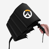 Overwatch sunny umbrella game animation surrounding umbrellas two-dimensional sunscreen and light-proof automatic folding sun umbrella