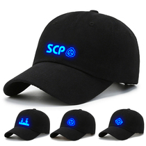 SCP foundation hat anime peripheral cap fashion sun hat sun protection breathable middle and second sick travel cap