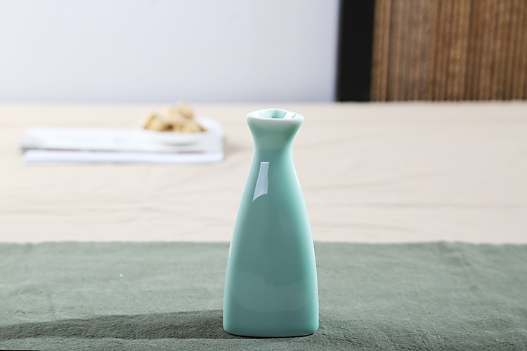 Long Tuyền chai rót rượu vang trắng tách hộ gia đình gốm nhỏ bình hông đơn giản Trung Quốc ấm rượu nóng rượu nóng ly rượu vang mạ vàng