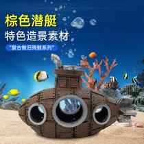 Fish tank landscaping simulation turtle clown fish aquarium ornaments aquarium decoration cartoon doll underwater world