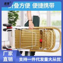 Grandma Bridge bamboo and rattan baby stroller baby rattan chair summer foldable ultra-light summer rattan childrens bamboo stroller