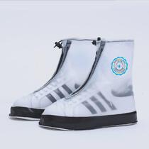Rain shoe covers waterproof and non-slip outdoor wear womens water shoes on rainy days thickened wear-resistant silicone foot covers rainproof shoe covers rain boots