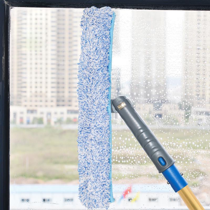 Titanium Glass Scraper Cleaning Tool Window Wiper Window Glass Cleaning Household Gadget Telescopic Cleaning Tool