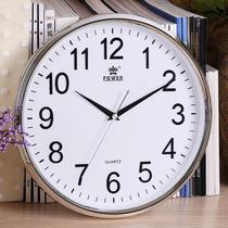Sanwu brand 555 wall clock living room household square clock quartz clock silent clock wall hanging simple modern atmosphere