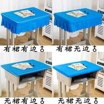 Primary and secondary school students tablecloth table cover desk cover 40*60 customized single double school royal blue grade desk cover