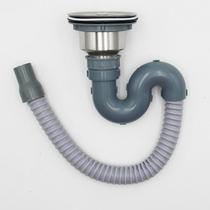 Kitchen commercial stainless steel sink sink drainer drain pipe set canteen dishwashing sink drainer
