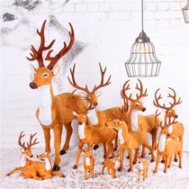 Christmas deer simulation elk Christmas window display props desktop decorations deer Christmas decorations