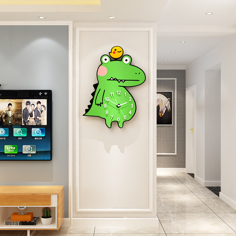 Mercer clock cute wall clock living room creative mute clock net red clock bedroom personality art deco watch