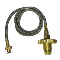 Outdoor furnace head uses household liquefied gas cylinder connecting line gas tank transfer pipe stove steel tank conversion head