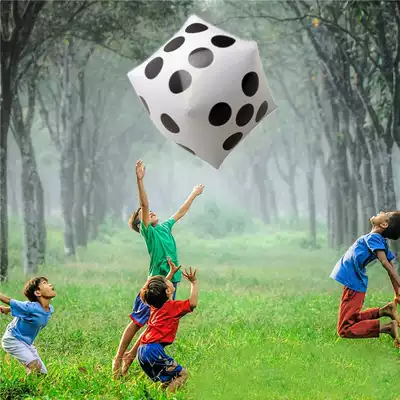 May Day inflatable dice oversized sieve festival event party color child early education bar development game props