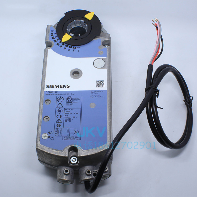 SIEMENS Siemens Electric Wind Valve Actuator GBB161 1E Analog Volume Driver 25NM Spot