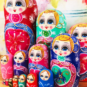 Russian Nesting Dolls 15 Layers 10 Layers 7 Layers 6 Layers 5 Harbin Ice and Snow Tourism Specialty Souvenirs Christmas