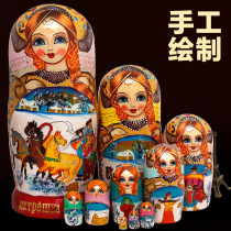 Russian craft specialties 10-layer sets of baby Harbin travel gifts creative opening wedding gifts ornaments