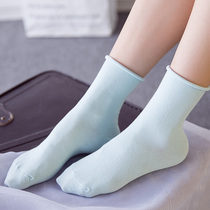 Pregnant women socks old man loose mouth socks Autumn Moon socks pregnant women maternal socks combed cotton cotton cotton middle tube summer thin
