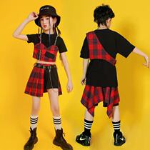 Childrens hip hop street dance suit boy personality walking dress girl jazz dance rack jazz dance rack 61 performance clothes