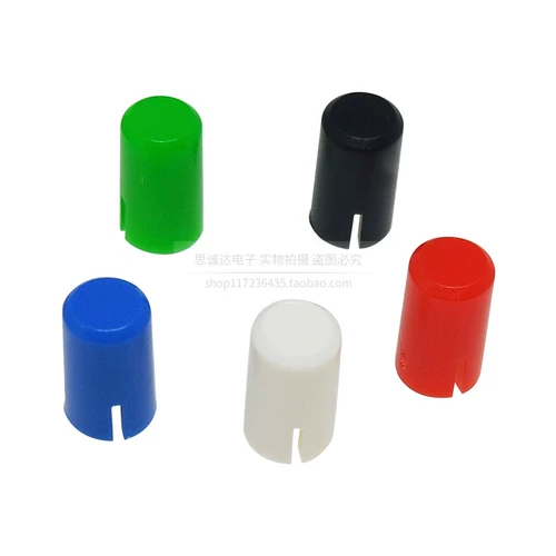 Переключатель, круглая кнопка, шапка, квадратная голова, 6x, 6x, 7.3mm