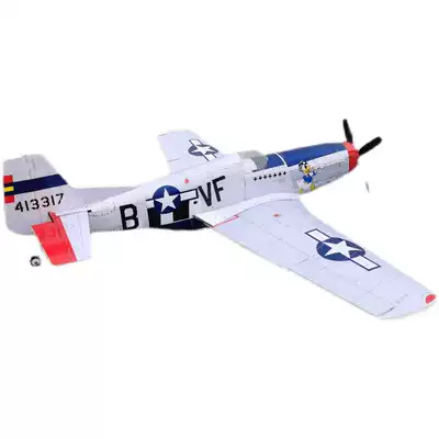 World War II model aircraft P51 Mustang fighter kit assembly remote control DIY KT peritoneum