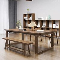 Hyundai Simple Living Room твердый древесина Большой стойный отдых район офисный стол домашний учебный стол твердый древесина