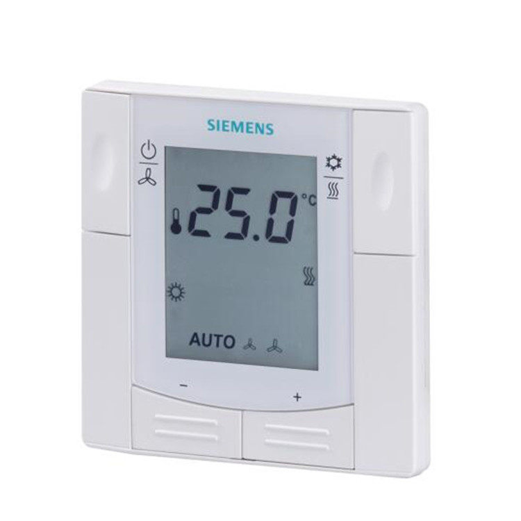 Siemens ventilator coil temperature controller intelligent liquid crystal 86-type room central air conditioning control panel