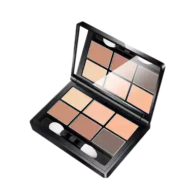 Pepe eye-opening six-color eyeshadow palette Earth color eye nude makeup Multi-color non-matte eye makeup palette Pearlescent