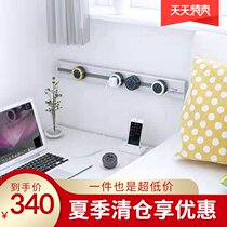  UBIKE wall-mounted private custom dual USB interface power rail socket household surface-mounted wall-mounted plug-in row