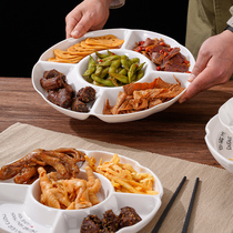 Dense Amines Snack Parquet 5 Gaggle Brine Pendulum Pan Imitation Porcelain Polygge Dish Pan Water Fruit Pan Plastic Snacks Dry Fruits