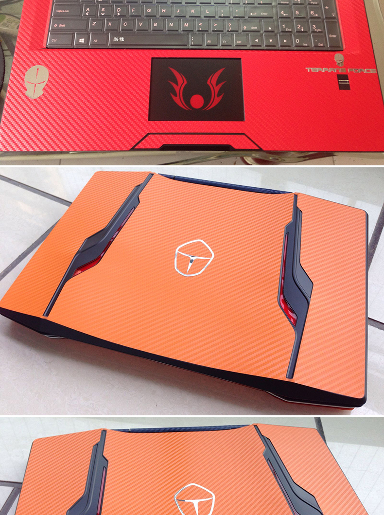 Thinkpad laptop thân vỏ màng phim đen E420 E425 E530 E531 E535 E545 phim bảo vệ máy tính E450 E550 E555 E560 dán cá lá - Phụ kiện máy tính xách tay dán chống chói laptop
