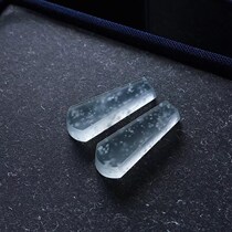 Revealed Yangmei jade all naughty jade cabinet natural emerald Myanmar A cargo ice seed wood that has no good cards