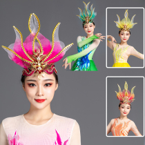 Opening dance headgear new adult exaggerated dancer headgear modern dance classical dance atmospheric performance headgear headgear