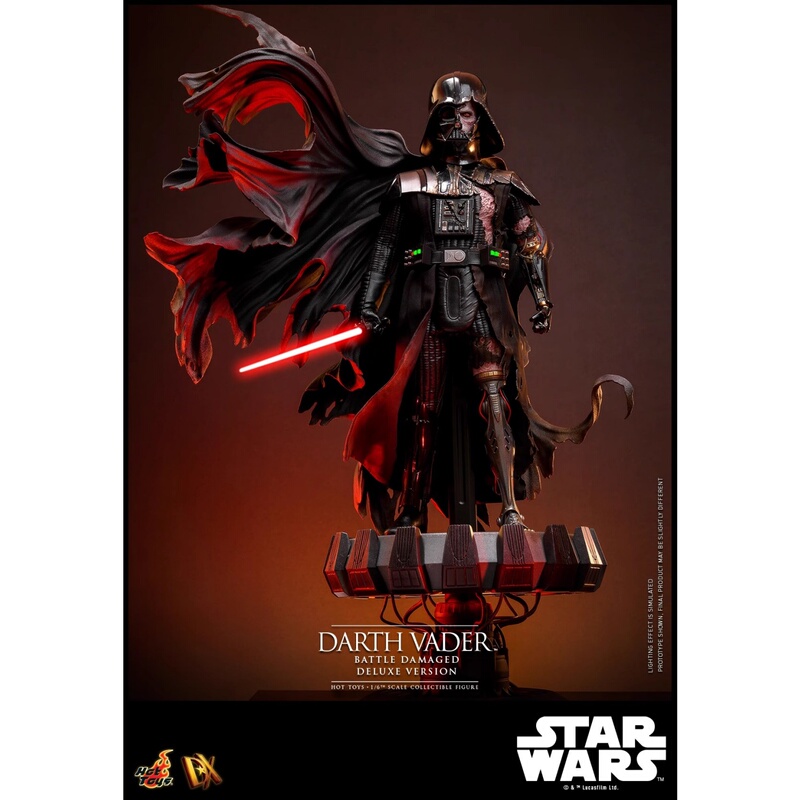 Brand New in Stock Hottoys Ht 1/6 Dx45 Star Wars Darth Vader Battle Damaged Version Brand New in Stock Hottoys Ht 1/6 Dx45 Star Wars Darth Vader Battle Damaged Version