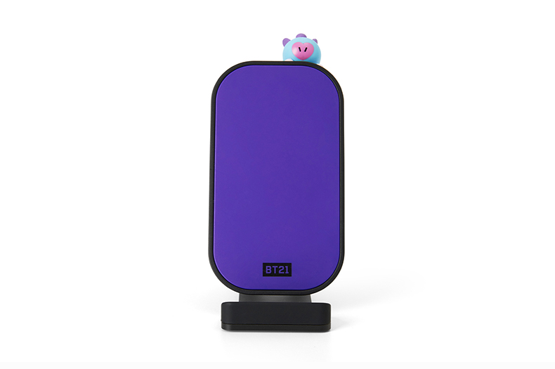 Bt21 vertical wireless mobile phone charger cartoon animation 3C peripheral fashion charging line friends