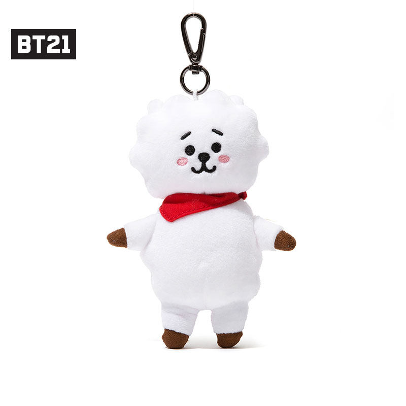 BT21 DOLL HANGING 12CM CARTOON ANIMATION PERIPHERAL DOLL KEYCHAIN BAG hanging LINE FRIENDS