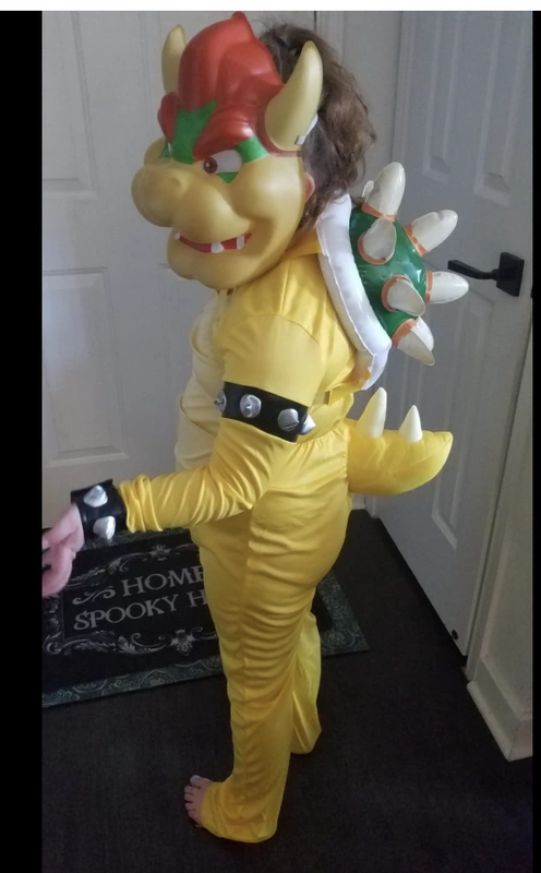 Super Mario Bros. Bowser Quỷ Trẻ Em Halloween Trang Phục Hóa Trang Đầy Đủ Đạo Cụ