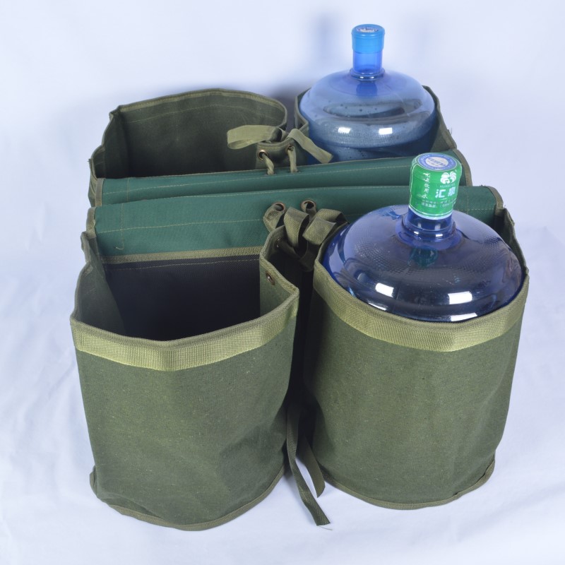 Wide large canvas package electric car four buckets of water pocket and tail charter truck bucket pack