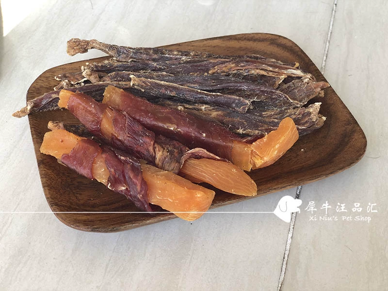 Chó ăn vặt xuất khẩu Canada Thịt Thịt vịt Bắc Mỹ Thịt cuộn khoai lang Vịt khô ức khô 1kg Gói đặc biệt - Đồ ăn vặt cho chó thức ăn thưởng cho chó