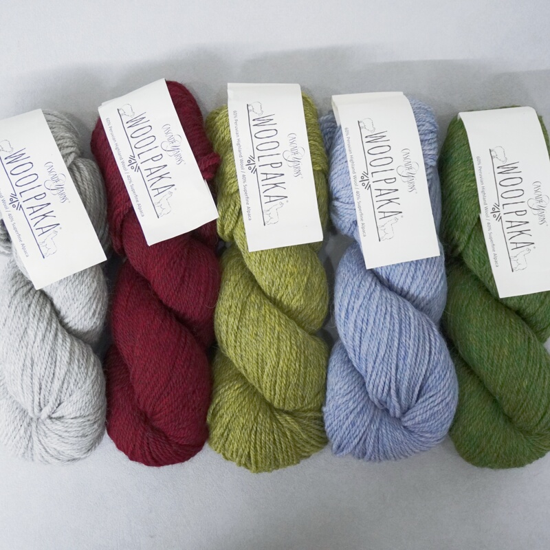 All Colors Available, Aizan, in Stock, Cascade Woolpaka, Peruvian Wool, Alpaca Wool, 100g