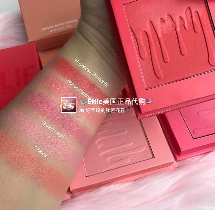 [Spot] Mỹ chính hãng Kylie Blush mờ đơn sắc Blush đĩa siêu đẹp 5 màu tùy chọn - Blush / Cochineal má hồng apieu