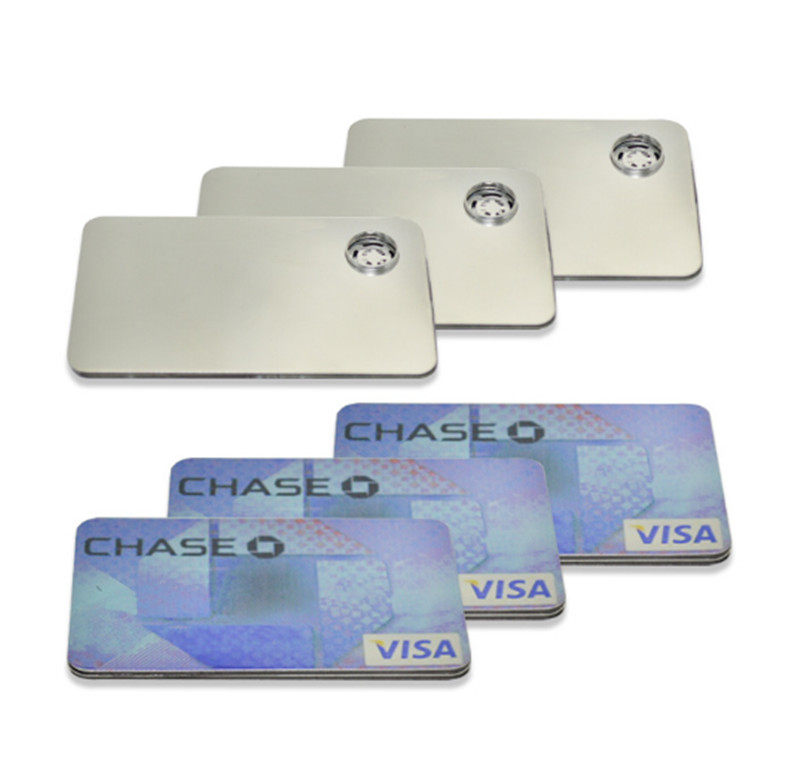 New metal credit card tobacco fighting portable men's ladies pocket cards tobacco tobacco special tobacco pipe pipe